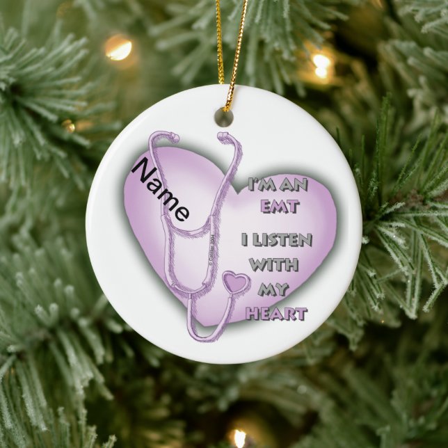 Adorno De Cerámica Morple Heart EMT (Árbol)