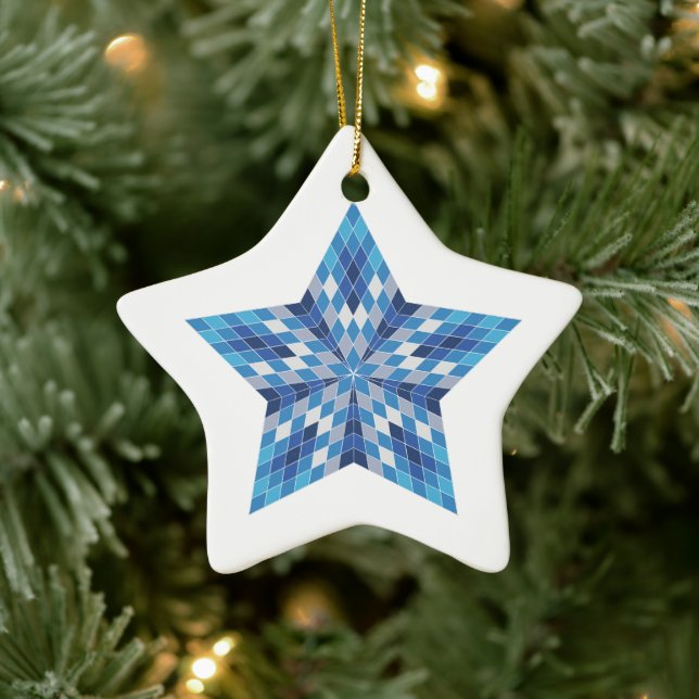 Adorno De Cerámica Mosaic Starburst (Árbol)