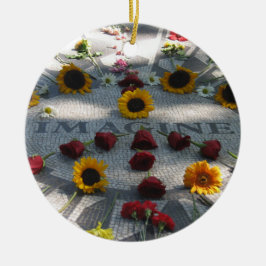 Adorno De Cerámica Mosaico IMAGINE, Strawberry Fields, NY -