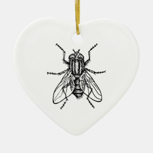 Adorno De Cerámica Mosca de la casa