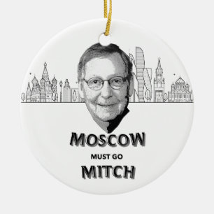 Adorno De Cerámica Moscú Mitch debe ir
