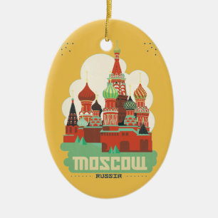 Adorno De Cerámica Moscú Rusia
