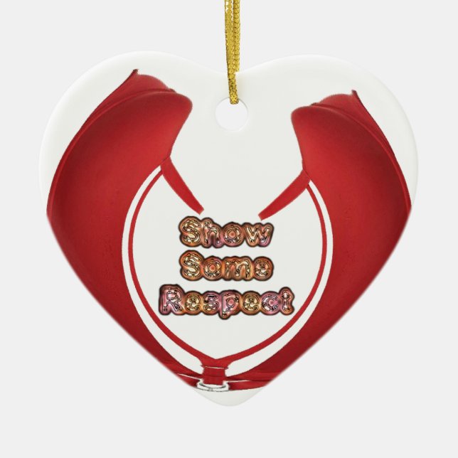 Adorno De Cerámica Mostrar algunas imágenes de respeto (Frente)