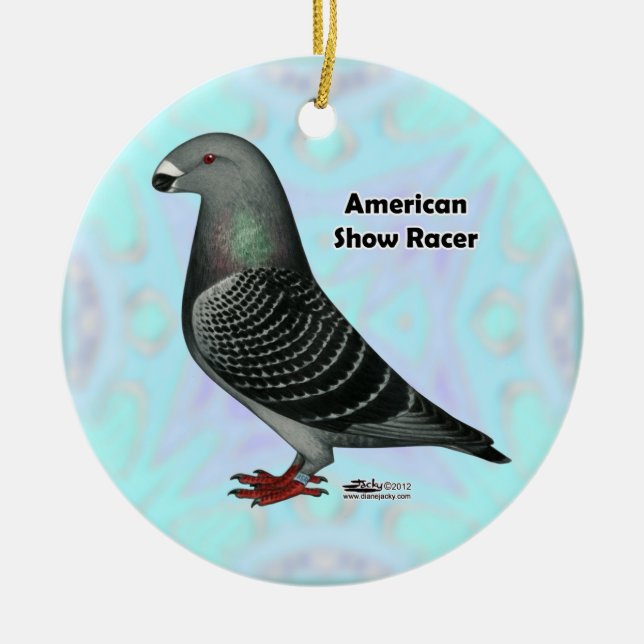 Adorno De Cerámica Mostrar Racer ASR (Frente)