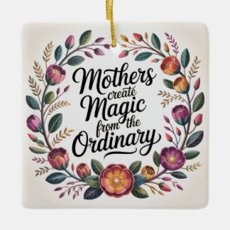 Adorno De Cerámica Mothers Create Magic From The Ordinary