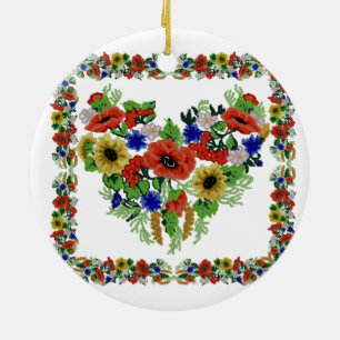 Adorno De Cerámica Motif Tradicional, Motif Tradicional Rumano T-S