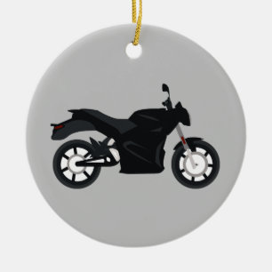 Adorno De Cerámica Motocicleta