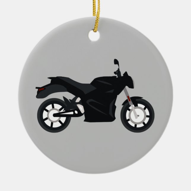 Adorno De Cerámica Motocicleta (Frente)