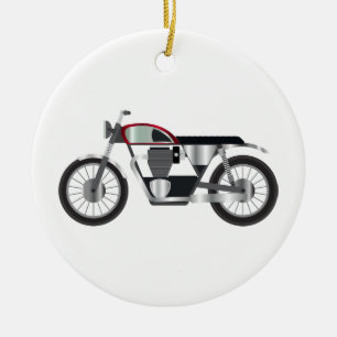 Adorno De Cerámica Motocicleta