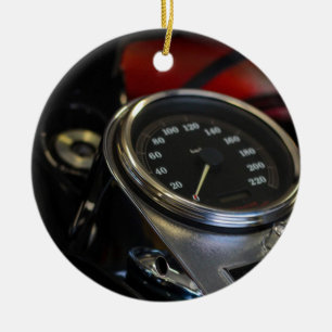 Adorno De Cerámica Motocicleta Moto Motero Piloto