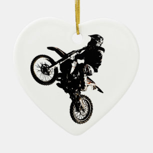 Adorno De Cerámica Motocross