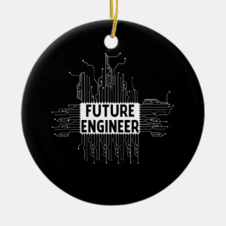 Adorno De Cerámica Motores futuros del circuito de ingeniería eléctri