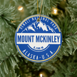 Adorno De Cerámica Mount Mckenley Denali National park