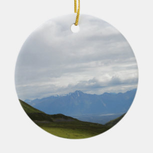 Adorno De Cerámica Mountain View del paso de Hatchers Alaska