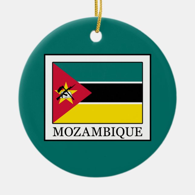 Adorno De Cerámica Mozambique (Frente)