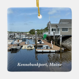 Adorno De Cerámica Muelle de pesca en Kennebunkport Maine