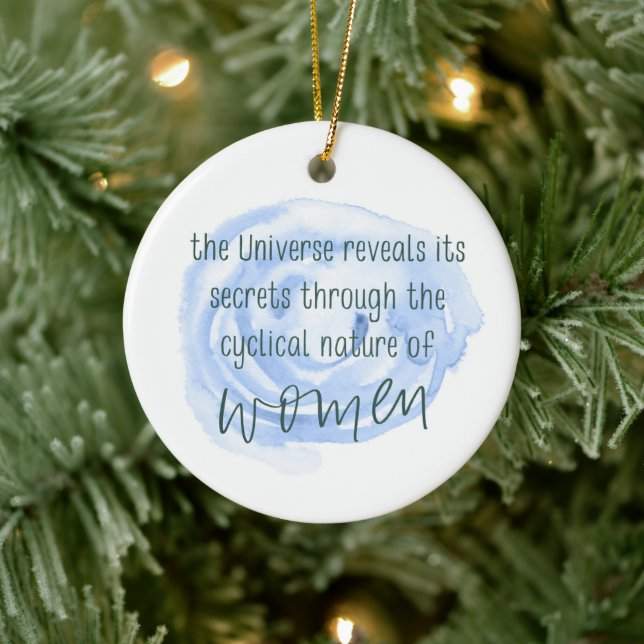 Adorno De Cerámica Mujer Cíclica (Árbol)