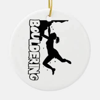 Adorno De Cerámica Mujeres de Bouldering_print
