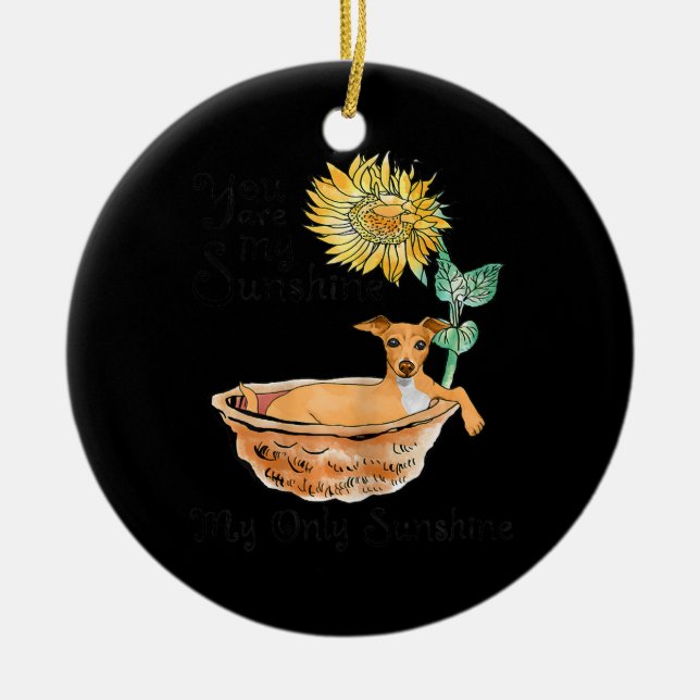 Adorno De Cerámica Mujeres, eres mi parlanchín italiano (Frente)