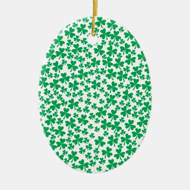 Adorno De Cerámica Múltiples Shamrock (Frente)