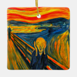 Adorno De Cerámica Munch The Scream