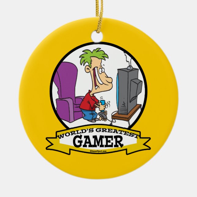 ADORNO DE CERÁMICA MUNDIAL MAYOR PERSONALIZADO DE JUEGOS II (Frente)