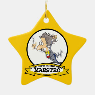ADORNO DE CERÁMICA MUNDIAL MAYOR PERSONALIZADO DE MAESTRO