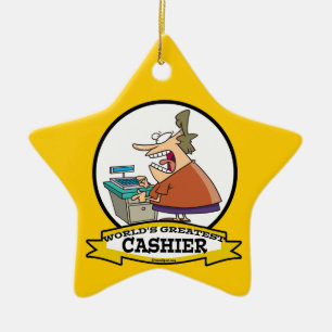 ADORNO DE CERÁMICA MUNDO MUJERES MAYORES CASHIER PERSONALIZADO