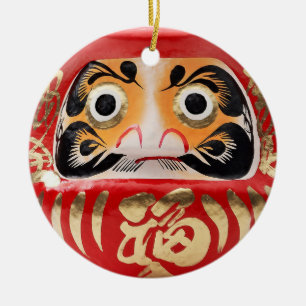 Adorno De Cerámica muñeca Daruma