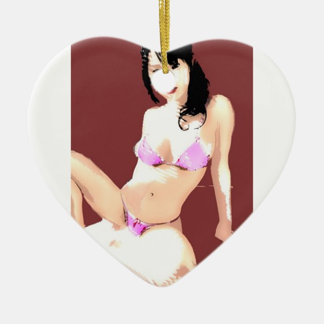 Adorno De Cerámica Muñeca viva 5 (Frente)