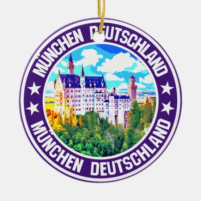 Adorno De Cerámica Munich (Frente)