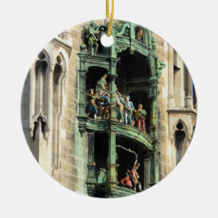 Adorno De Cerámica munich neumonea rathaus glockenspiel