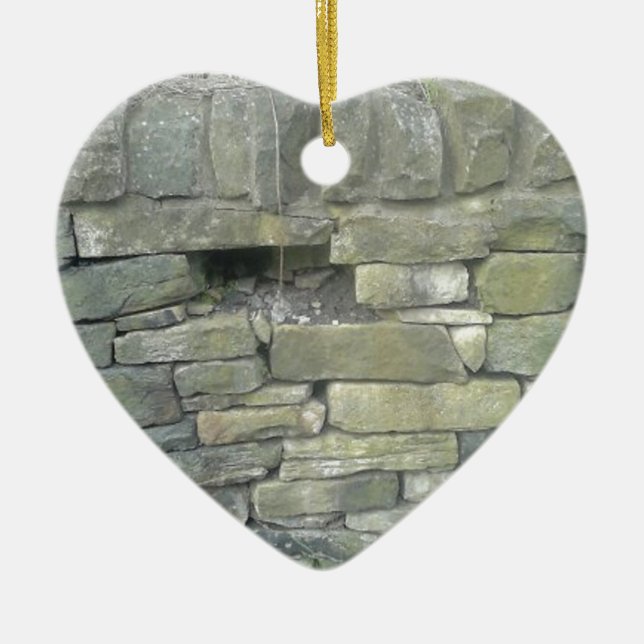 Adorno De Cerámica Muro antiguo, piedra, ladrillos (Frente)