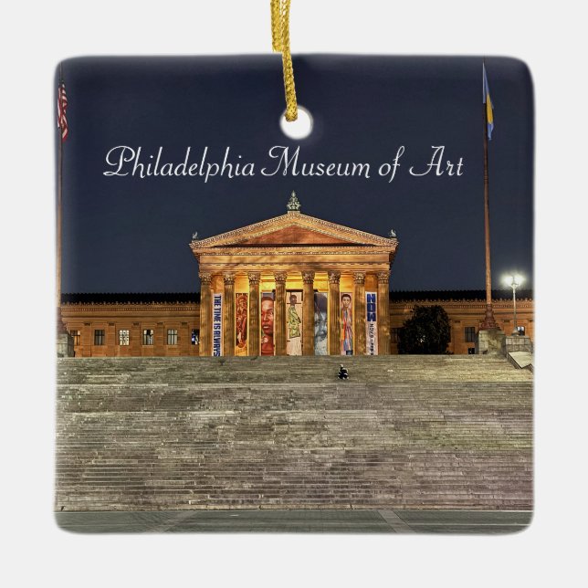 Adorno De Cerámica Museo de Arte de Filadelfia (Anverso)