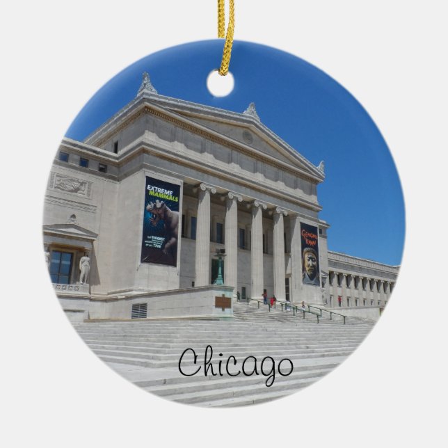 Adorno De Cerámica Museo del campo de Chicago (Frente)