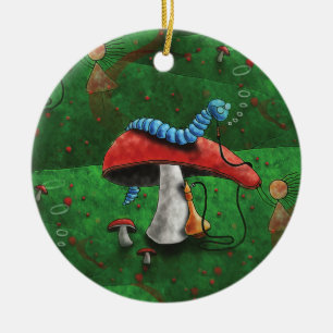Adorno De Cerámica Mushroom mágico