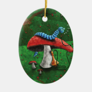 Adorno De Cerámica Mushroom mágico