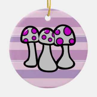 Adorno De Cerámica Mushroom Spots