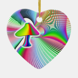 Adorno De Cerámica Mushroom Vision