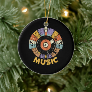 Adorno De Cerámica música clásica retro
