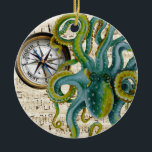 Adorno De Cerámica Música del compás de los tentáculos del pulpo<br><div class="desc">diseño del arte del pulpo</div>