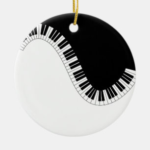 ADORNO DE CERÁMICA MÚSICA DEL PIANO