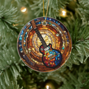 Adorno De Cerámica Música Guiar