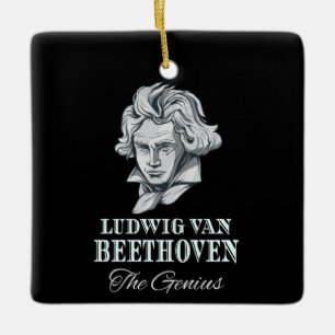 Adorno De Cerámica Música - Ludwig Van Beethoven El genio