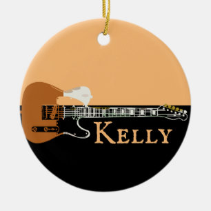 Adorno De Cerámica Música personalizada guitarra de bajo eléctrico