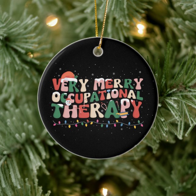 Adorno De Cerámica Muy buenos Navidades de Terapia Ocupacional en Nav (Árbol)