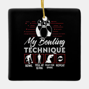 Adorno De Cerámica My Bowling Technique