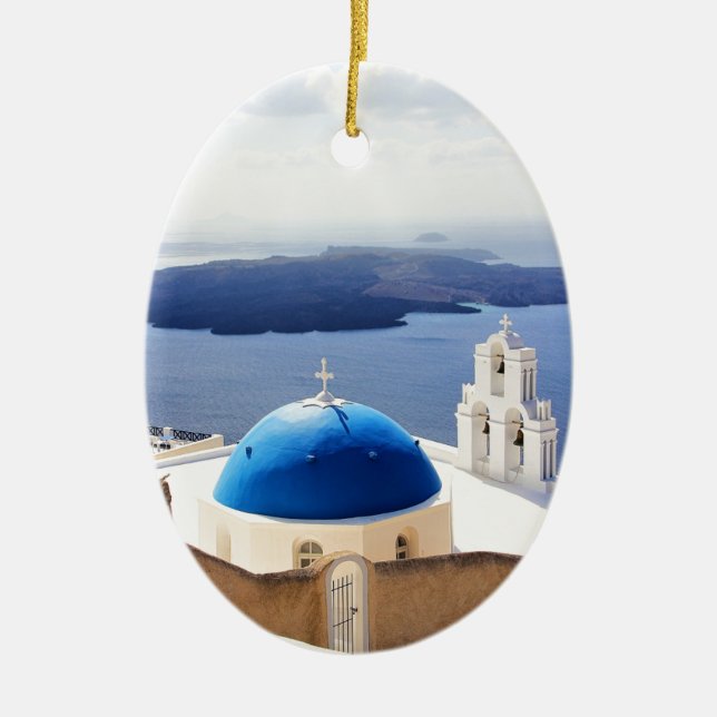 Adorno De Cerámica Mykonos Grecia Viaja Europa Turismo Santorini (Frente)