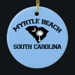 Adorno De Cerámica Myrtle Beach.<br><div class="desc">Myrtle Beach Carolina del Sur.</div>