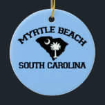 Adorno De Cerámica Myrtle Beach.<br><div class="desc">Myrtle Beach Carolina del Sur.</div>